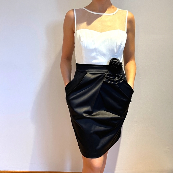 Jessica Dresses & Skirts - Petite 6P two-tone evening dress